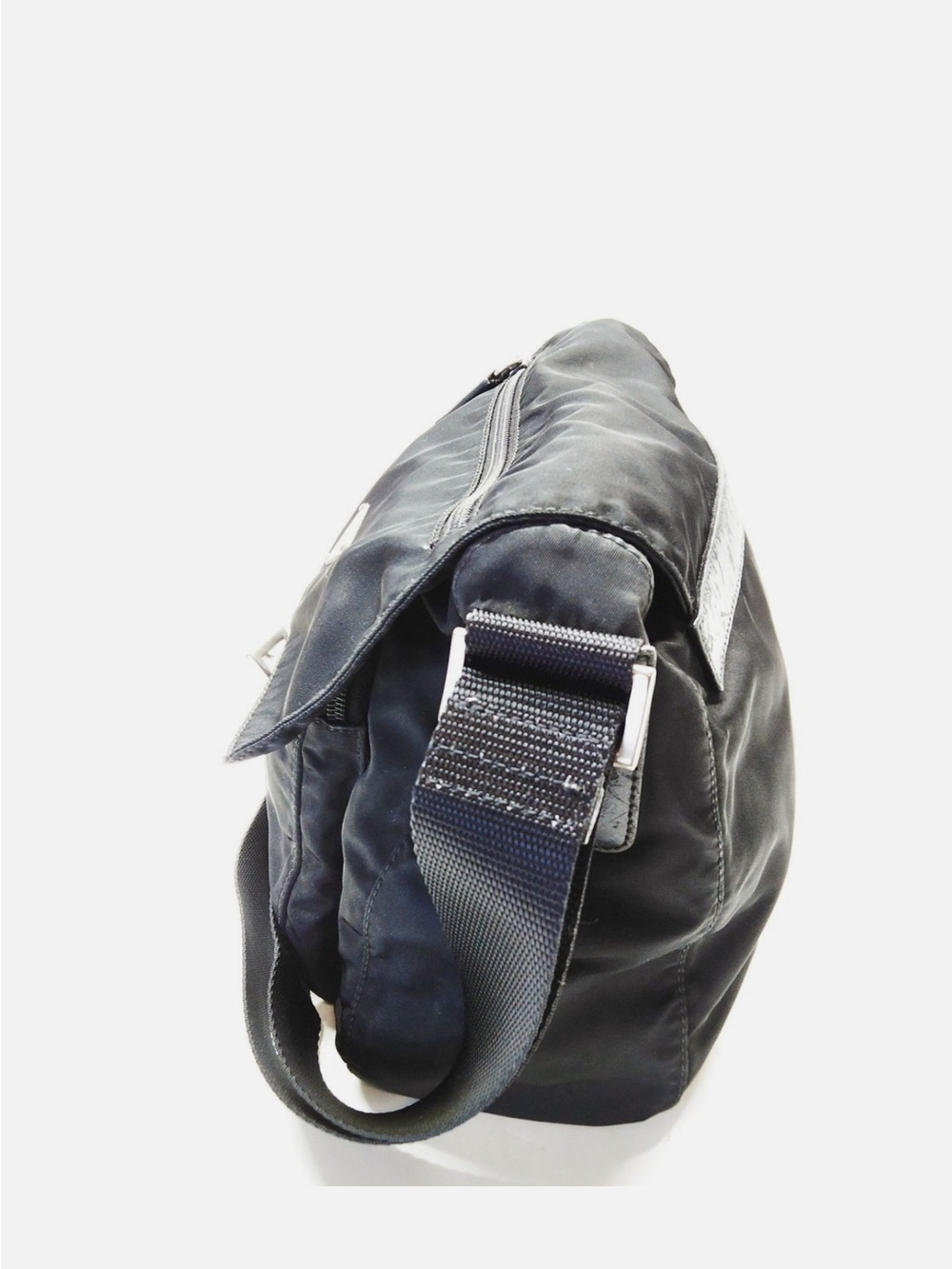 Prada Black Nylon Crossbody Messenger Bag - Picture 3 of 9